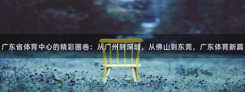 广东省体育中心的精彩画卷：从广州到深圳，从佛山到东莞，广东体育新篇